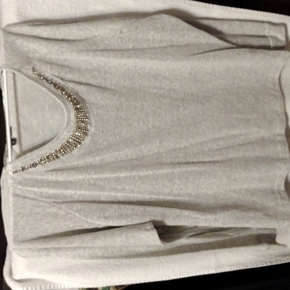 Old Navy Sweaters - Women's casual jeweled neck sweater lightweight, in enlarge